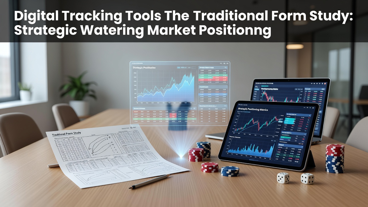 Digital tracking interface overlaying traditional form charts for horse racing and football analysis