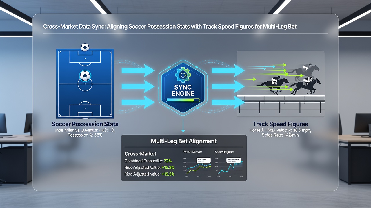 Detailed chart showing correlation lines between normalized soccer possession percentages and track speed ratings across multiple events