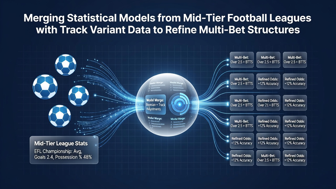 Statistical models overlaying mid-tier football fixtures and horse racing track conditions on a digital dashboard