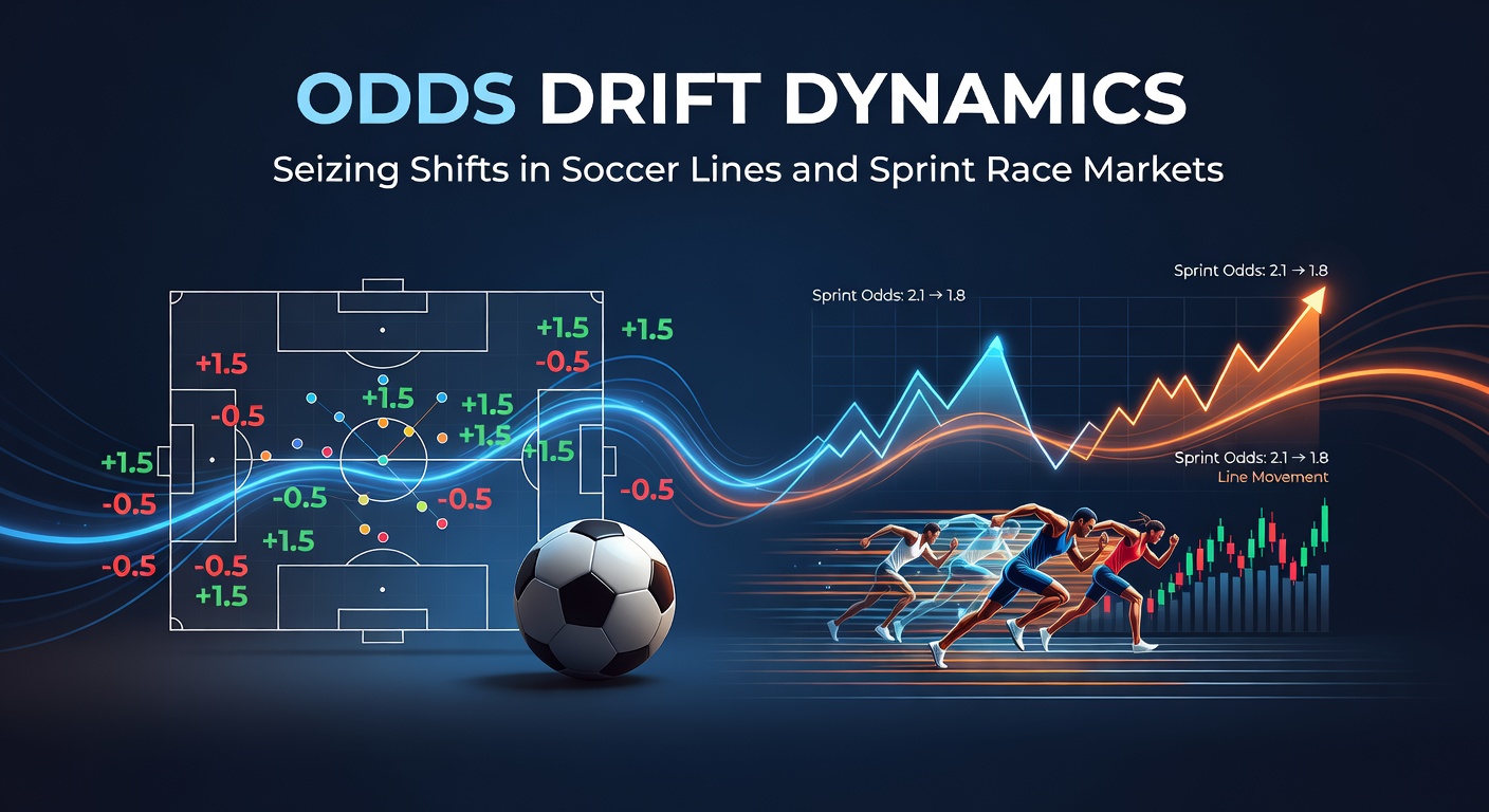 Line chart illustrating odds drift patterns in a Premier League soccer match, with prices lengthening over time before kickoff