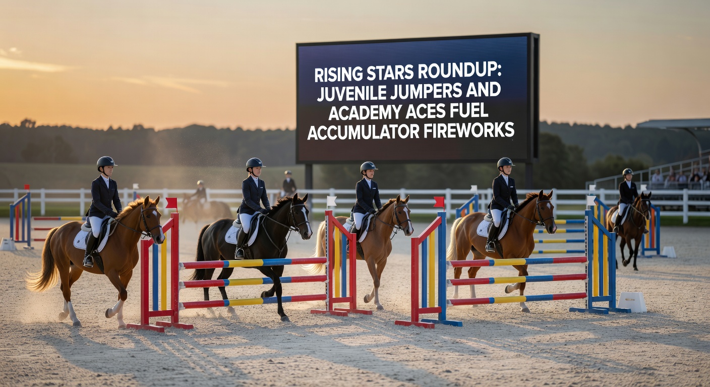 An academy footballer celebrating a goal with teammates during a packed stadium match, fireworks exploding in the background