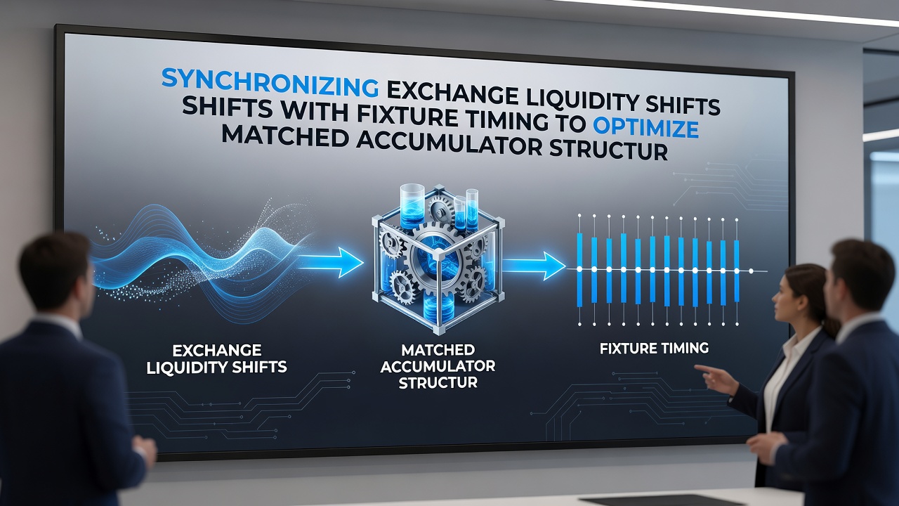 Detailed chart of accumulator matching efficiency during overlapping soccer and racing liquidity periods